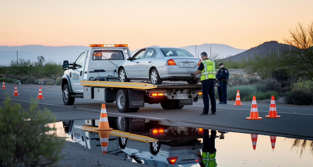Accident Recovery Towing Services in Chandler